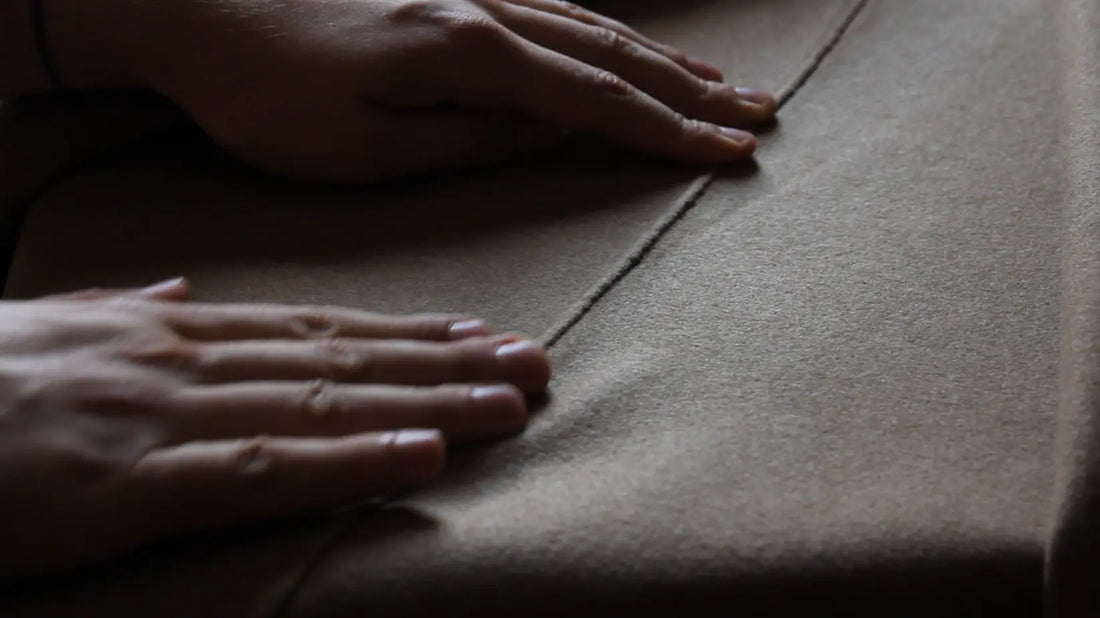How Is Double-Faced Cashmere Finished by Hand?