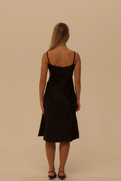 Black Silk Slip