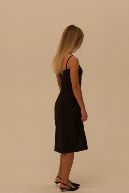 Black Silk Slip