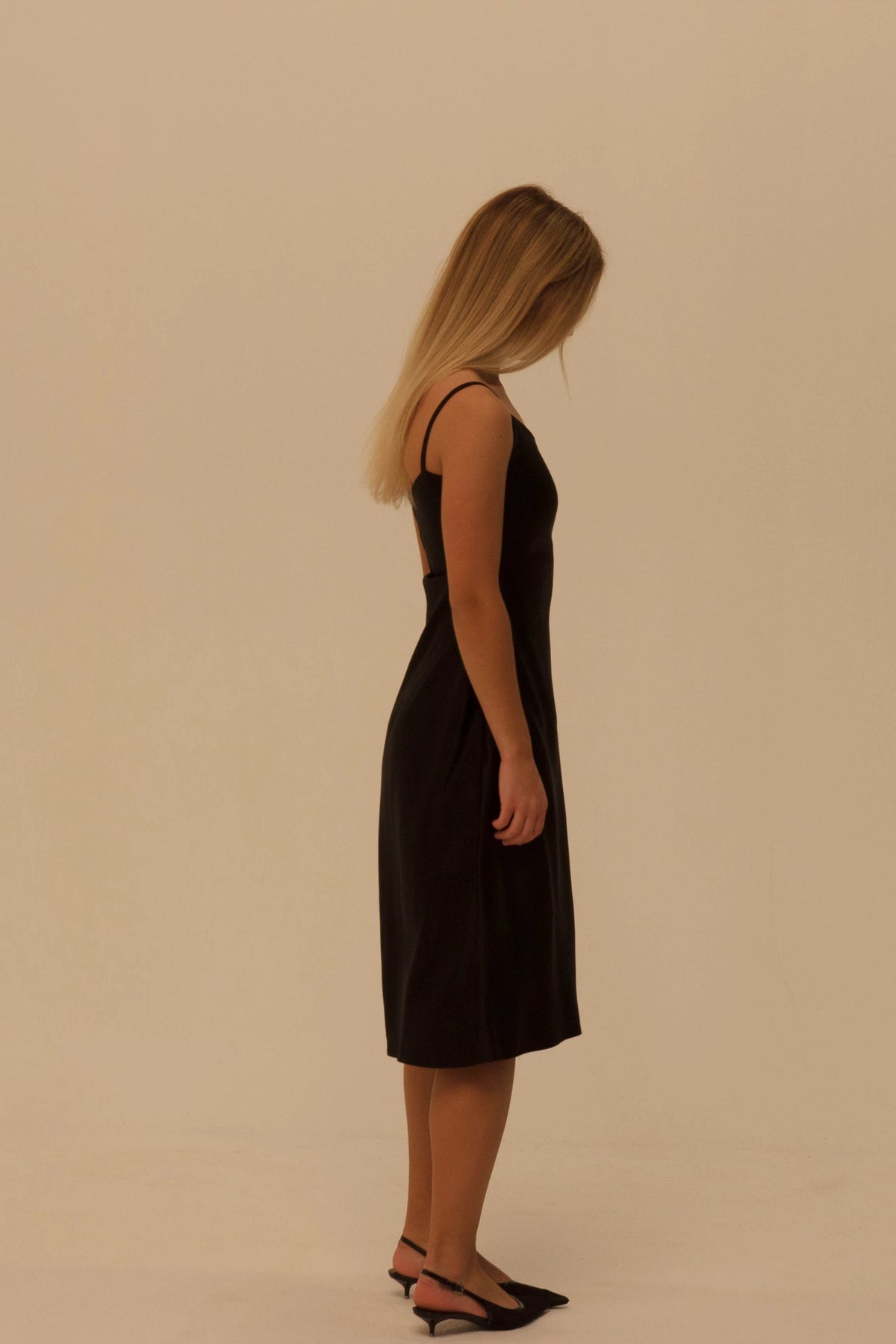 Black Silk Slip