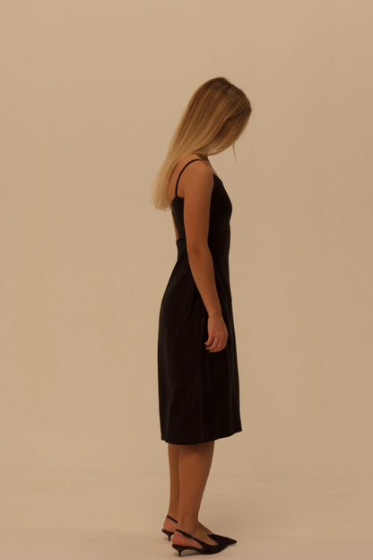 Black Silk Slip