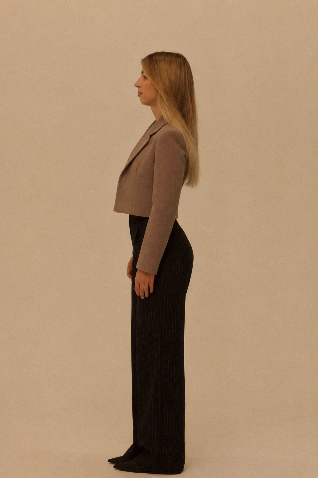 Cropped Wool Jacket