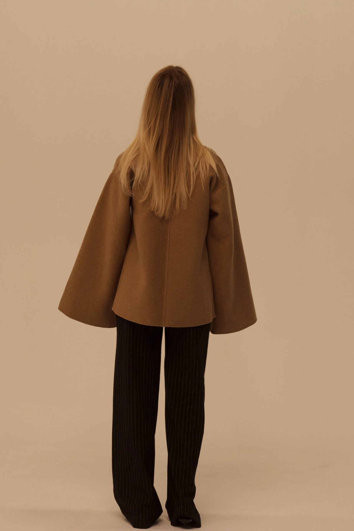 Wrap Cashmere Coat