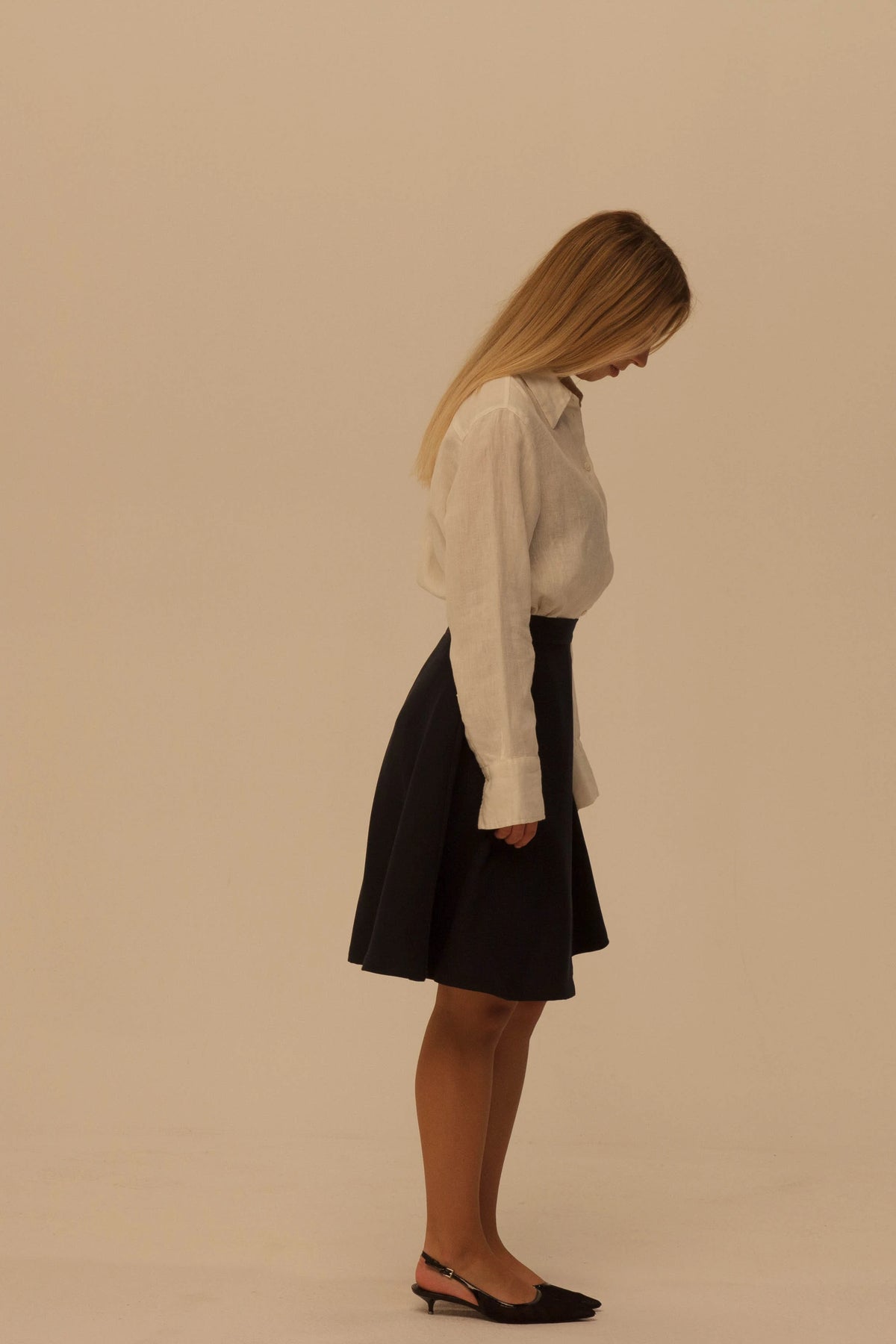 Midnight Wool Skirt